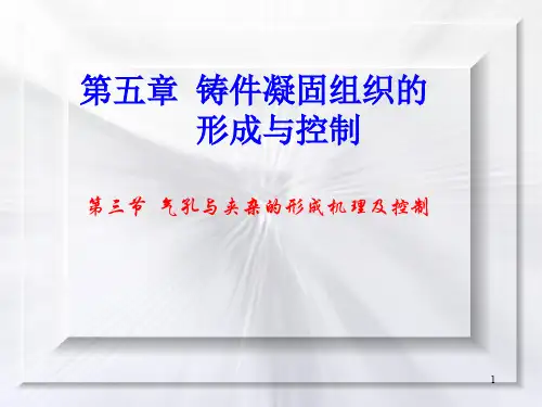 第五章 铸件凝固组织的形成与控制 第三四五节