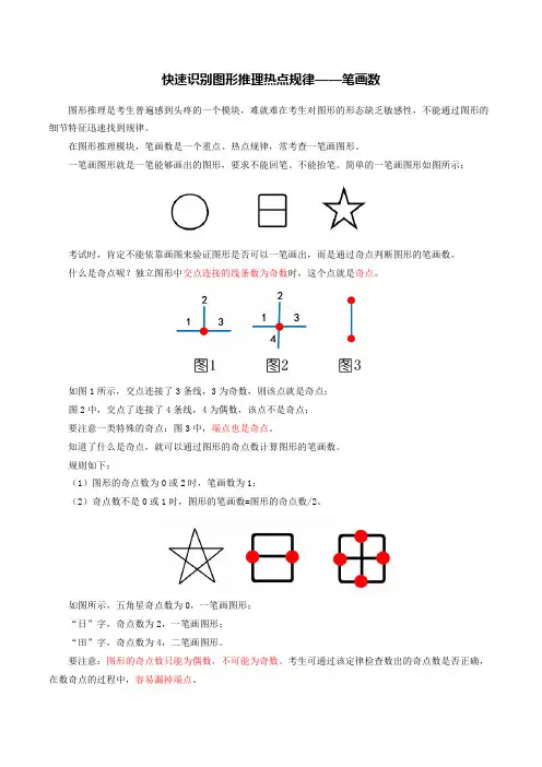 2018年选调生考试【判推】快速识别图形推理热点规律——笔画数