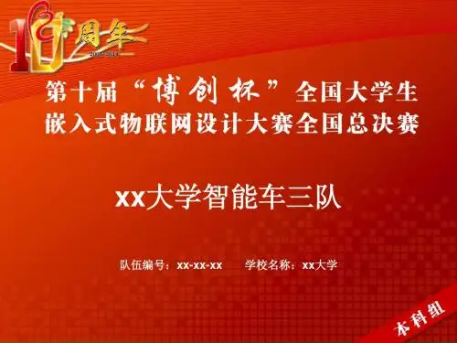 博创杯智能车答辩演示