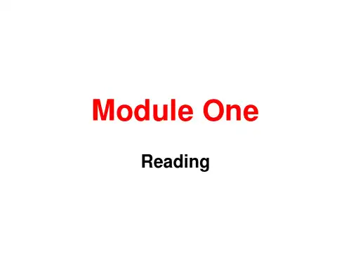 外研版高中英语选修6__module1__知识点