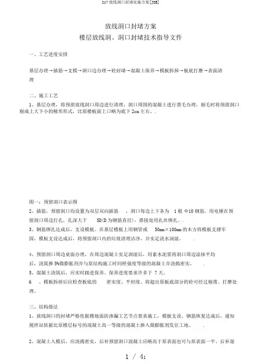 217放线洞口封堵实施方案[JSB]