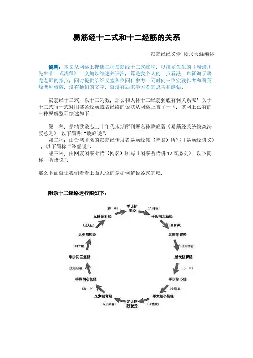 [VIP专享]易筋经十二式和经筋的关系