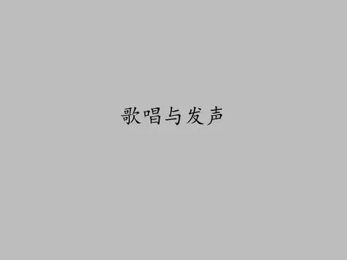 湖南文艺出版社高中音乐选修：歌唱歌唱与发声