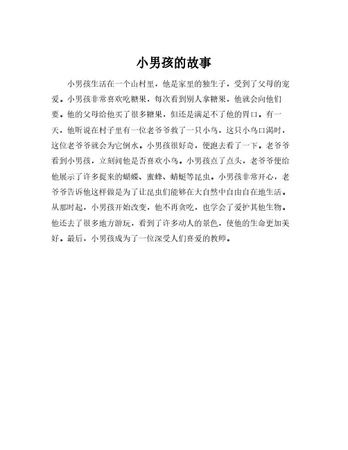 小男孩的故事