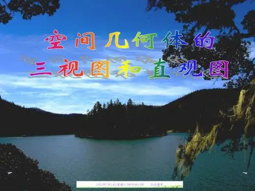 空间几何体的三视图和直观图