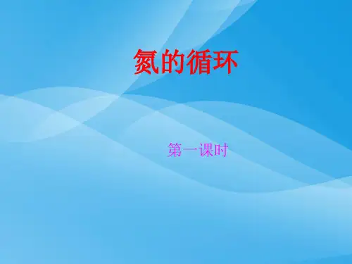 氮的循环PPT课件 鲁科版优质课件