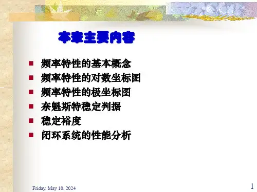 自动控制理论—频率特性的基本概念