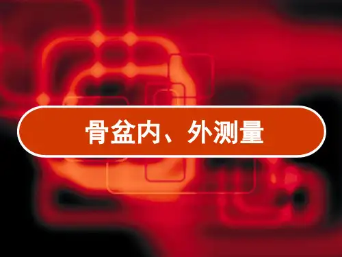 骨盆内、外测量 PPT