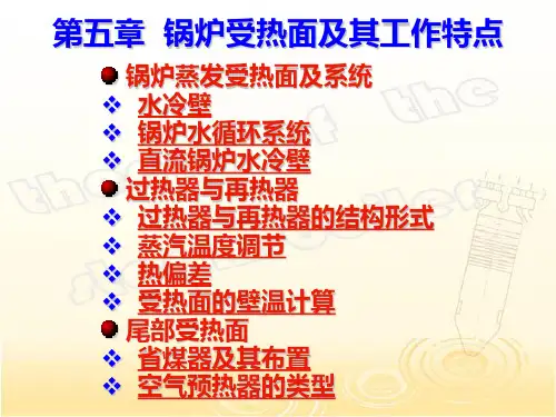 锅炉原理-第五章锅炉受热面及工作特点