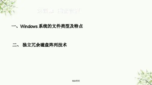 磁盘管理课件