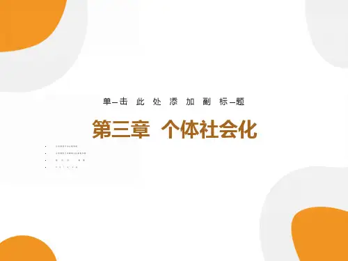 《个体社会化》课件
