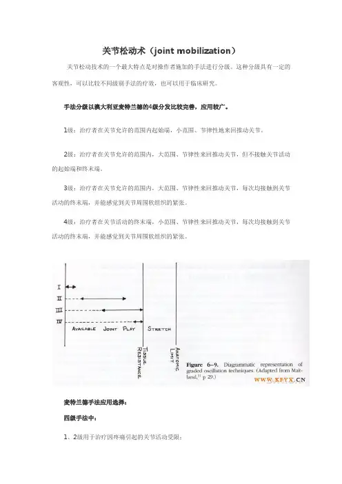 关节松动术