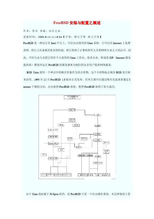 FreeBSD安装与配置之概述