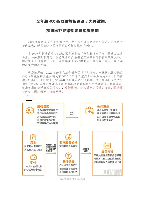 医改政策解读