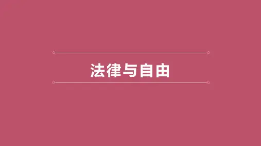 法律与自由