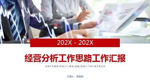 经营分析工作思路工作汇报学习PPT课件