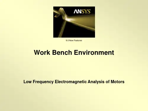 workbench电机电磁场有限元分析优质资料