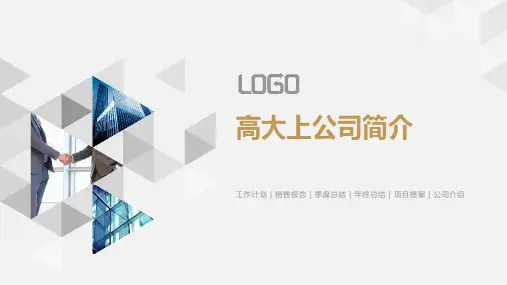高大上公司简介PPT课件