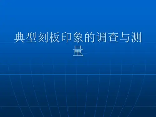 典型刻板印象精品PPT课件