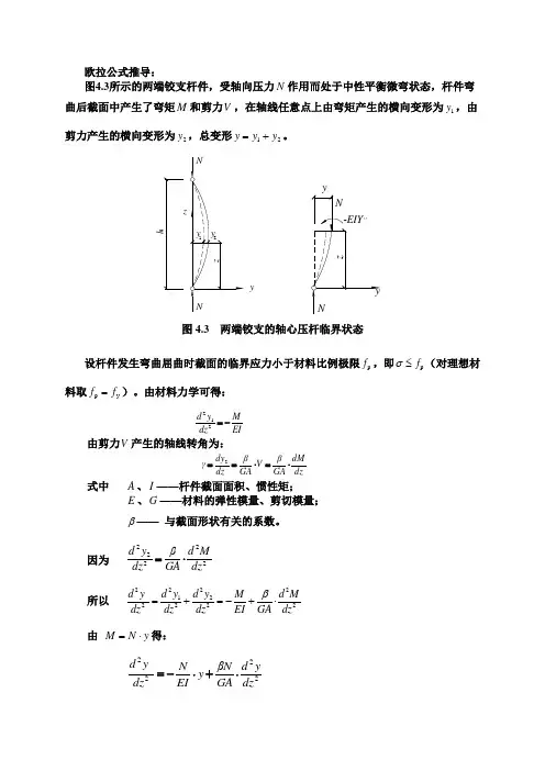 欧拉公式推导