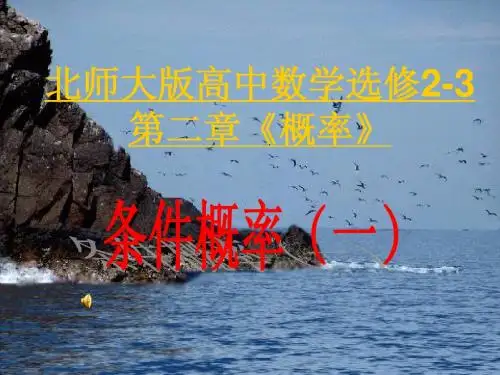条件概率(一)
