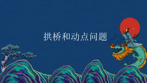 二次函数实际问题之拱桥与运动问题+课件+++2024--2025学年人教版九年级数学上册+