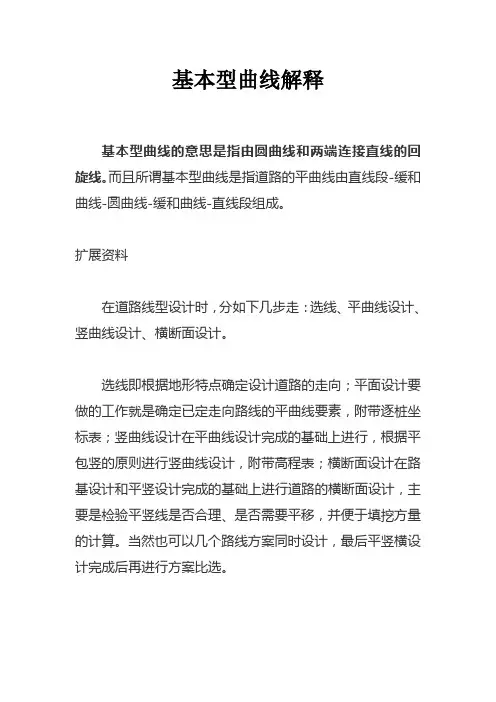 基本型曲线解释