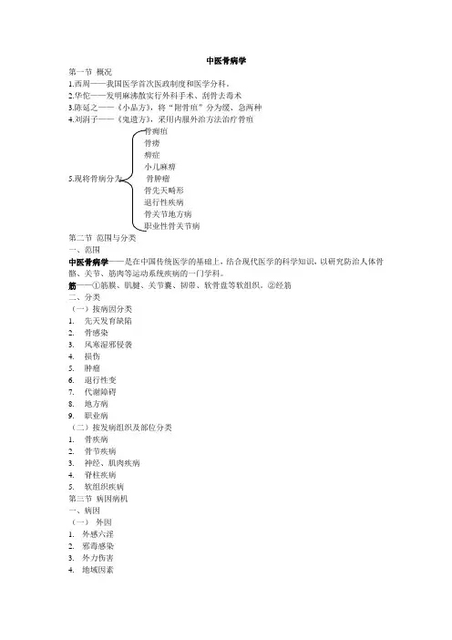 中医骨病学