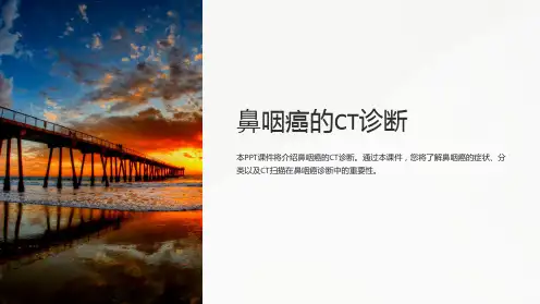 《鼻咽癌的CT诊断》课件