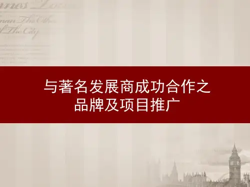 泰晤士城项目品牌及项目推广145p营销策划方案