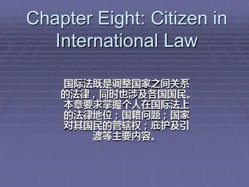 国际法上的个人.ppt