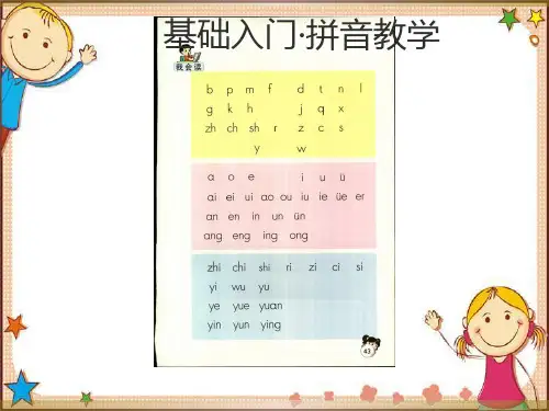 对外汉语拼音教学课件