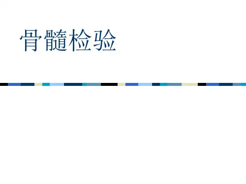 骨髓检验骨髓细胞学检验