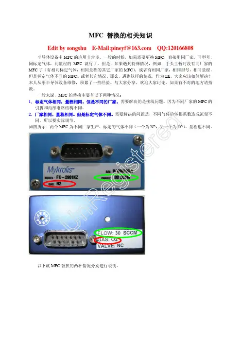 MFC 替换的相关知识