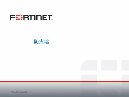 2.飞塔防火墙防火墙配置