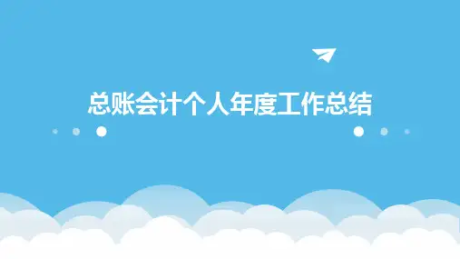 总账会计个人年度工作总结PPT