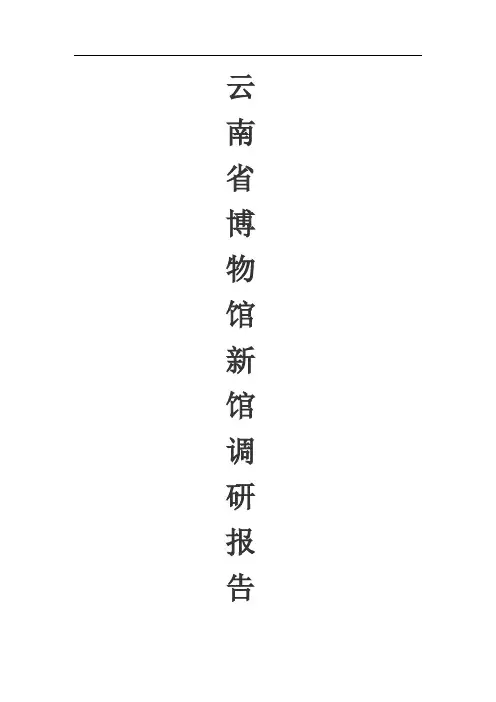 云南省博物馆新馆调查报告
