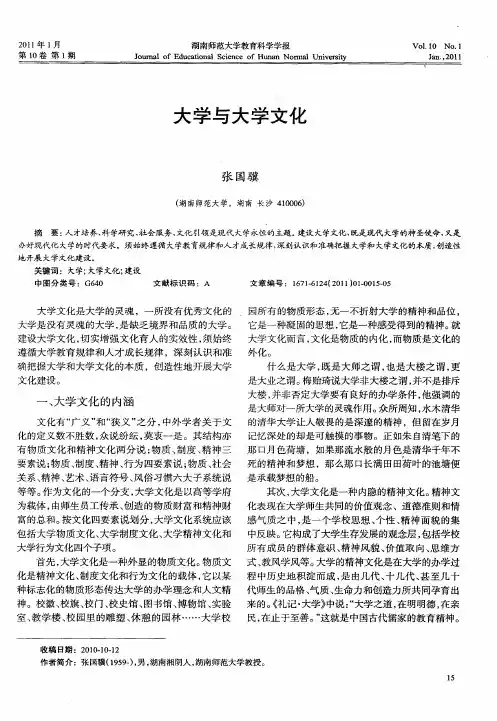 大学与大学文化
