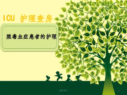 ICU脓毒血症护理查房
