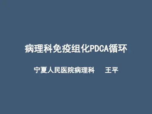 报告病理科免疫组化染色PDCA.pptx