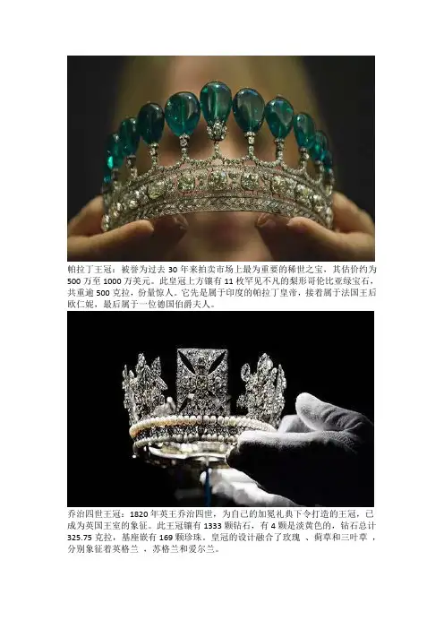 世界王冠图鉴