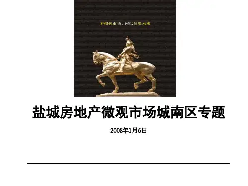 2008年江苏盐城房地产市场分析报告