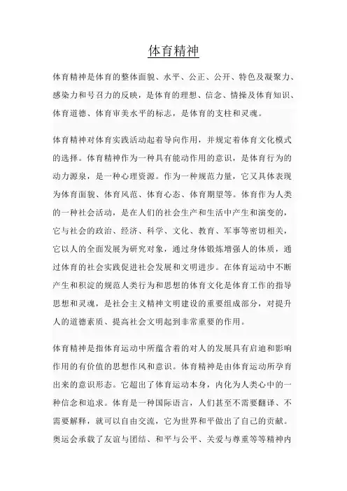体育精神
