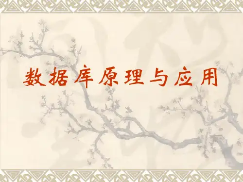 第一章数据库系统概述