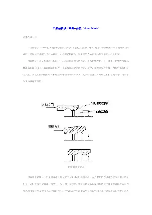 产品结构设计准则--扣位SnapJdoc