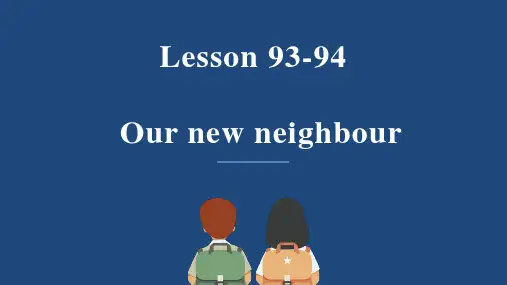 Lesson9394(课件)新概念英语第一册