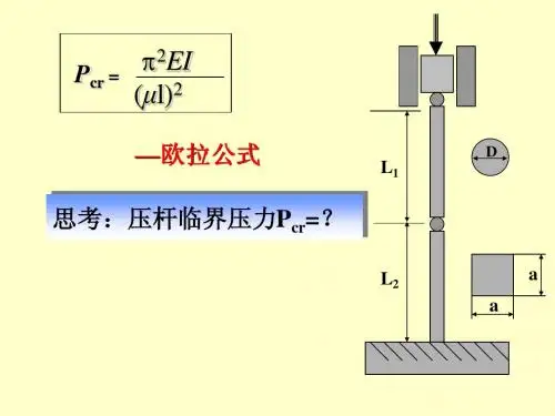 材料力学第九章4-6压杆稳定