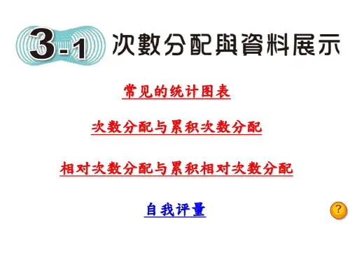 课本-次数分配与资料展示