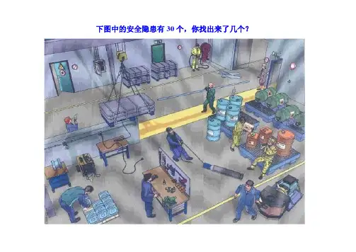 [启睿学苑]1A-004看图找安全隐患彩图(30处)及答案