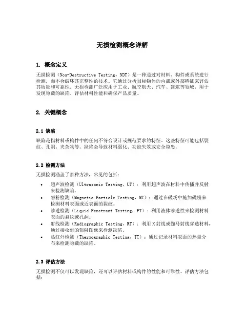 无损检测概念